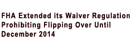 FHA_Waiver_Extended unti end of December 2014