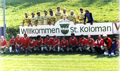 Bahman Player of U.S.A. OT select team vs. Austria